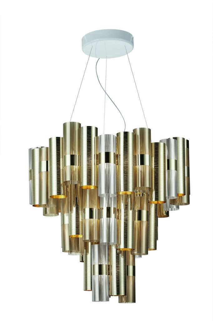 SLAMP - LaLollo Pendelleuchte - gold - XL - indoor