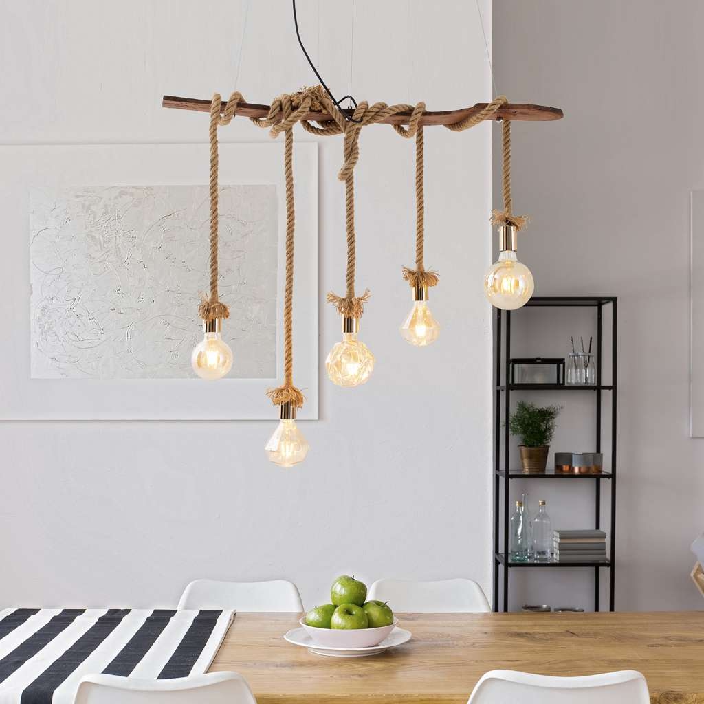 home24 Pendelleuchte Rope