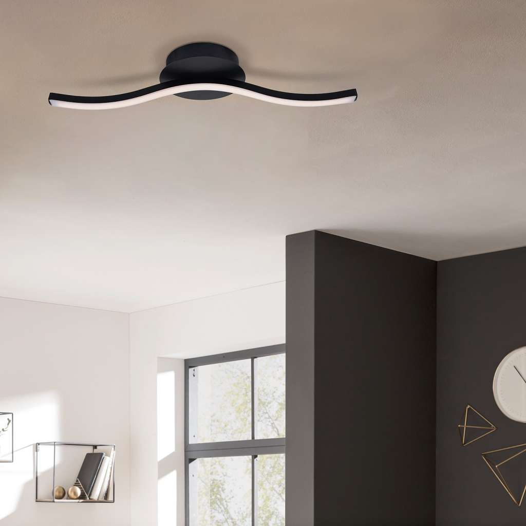 home24 LED-Deckenleuchte Onda I