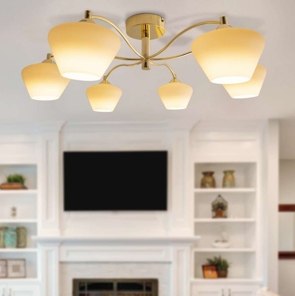 home24 LED-Deckenleuchte Richwoods