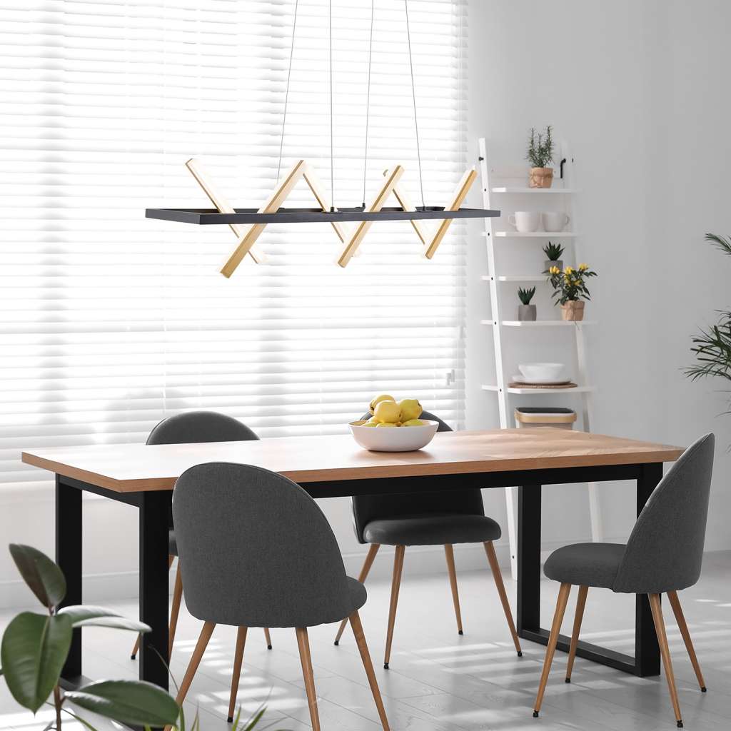 home24 LED-Pendelleuchte Cadice