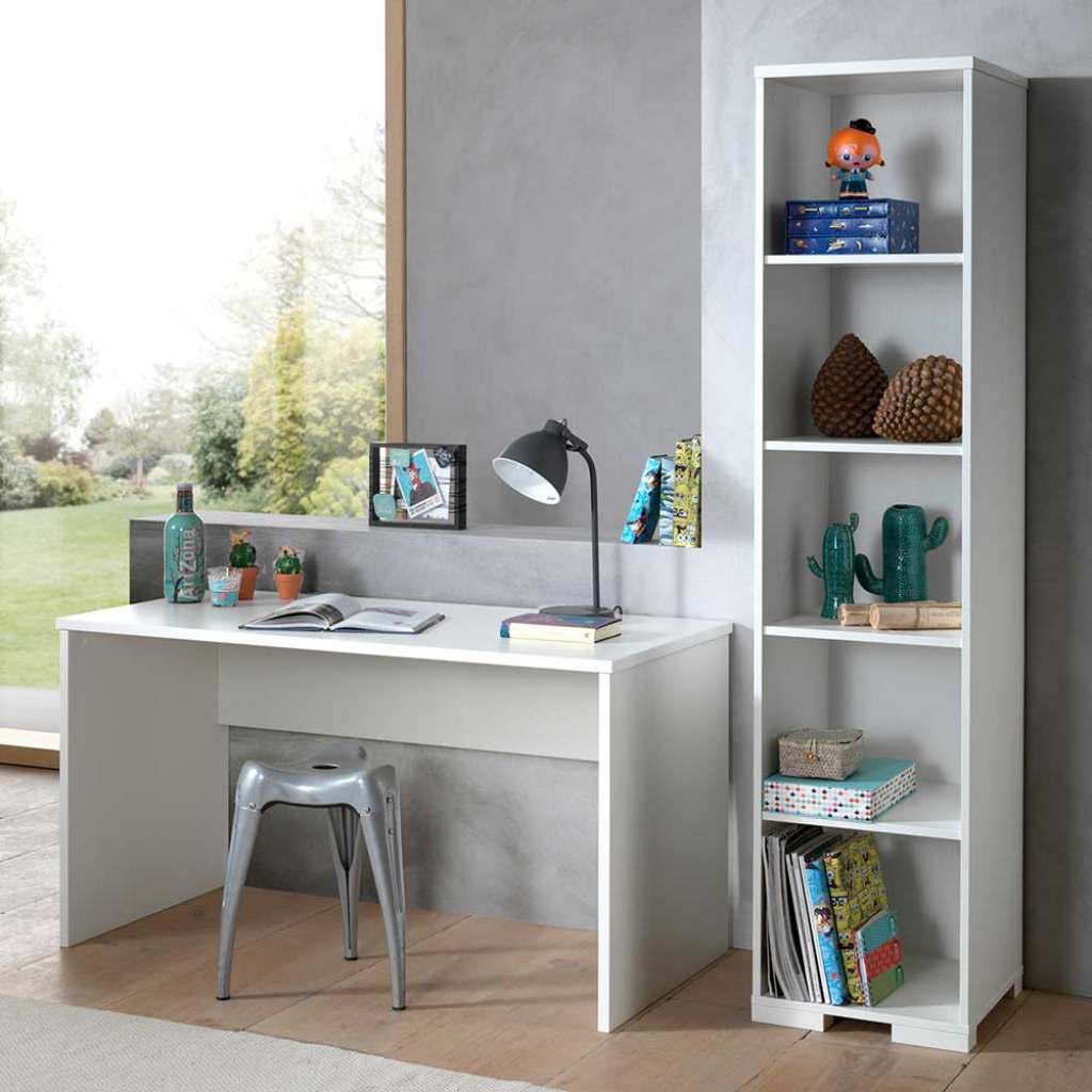 Jugendzimmermöbel in Weiß modern (2-teilig)