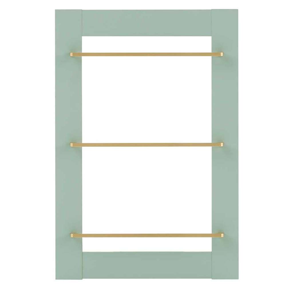 Handtuch Halter in Mintgrün und Goldfarben Made in Germany