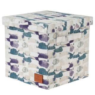 home24 Aufbewahrungsbox Aquarell I (2er-Set)