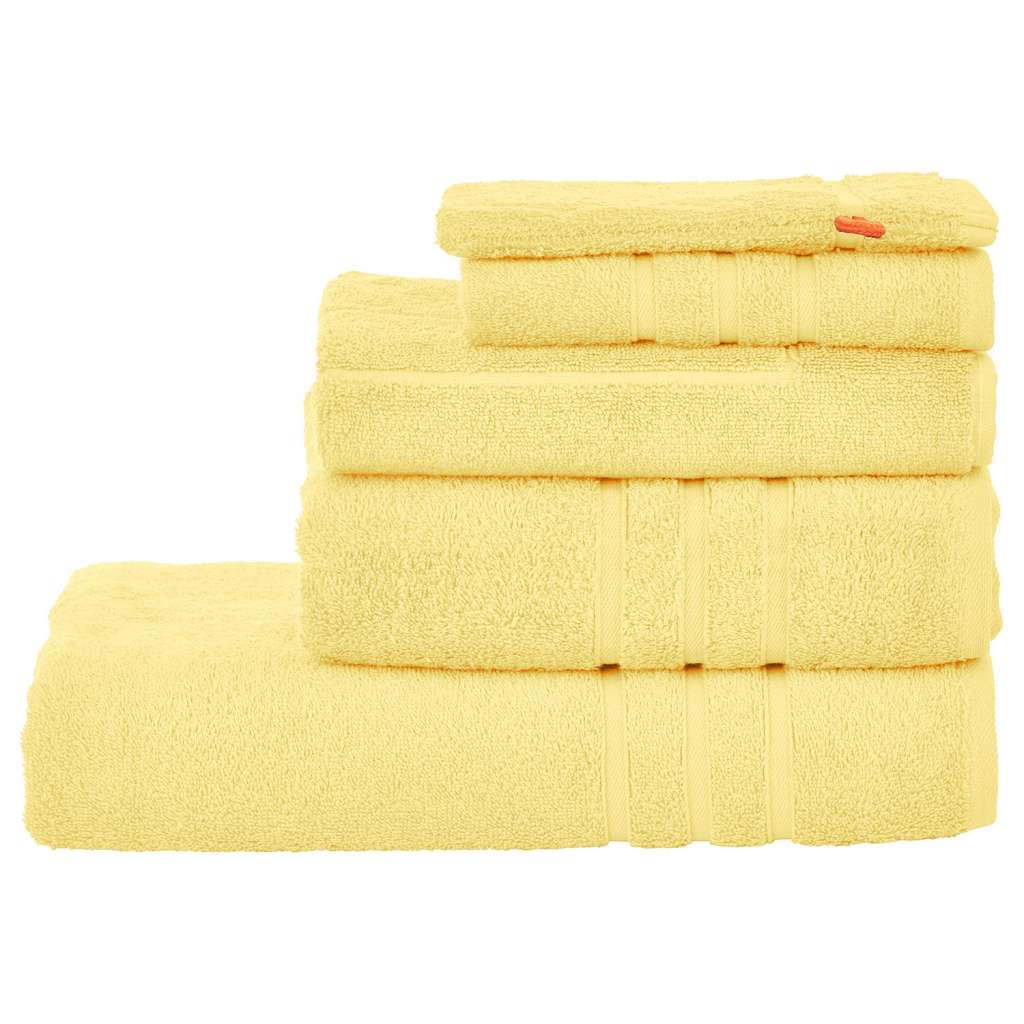 home24 Handtuchset Daily Uni (5-teilig)