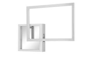 KHG LED-Wand-/Deckenleuchte, Quadrate ¦ silber Lampen & Leuchten > Innenleuchten > Wandleuchten - Höffner