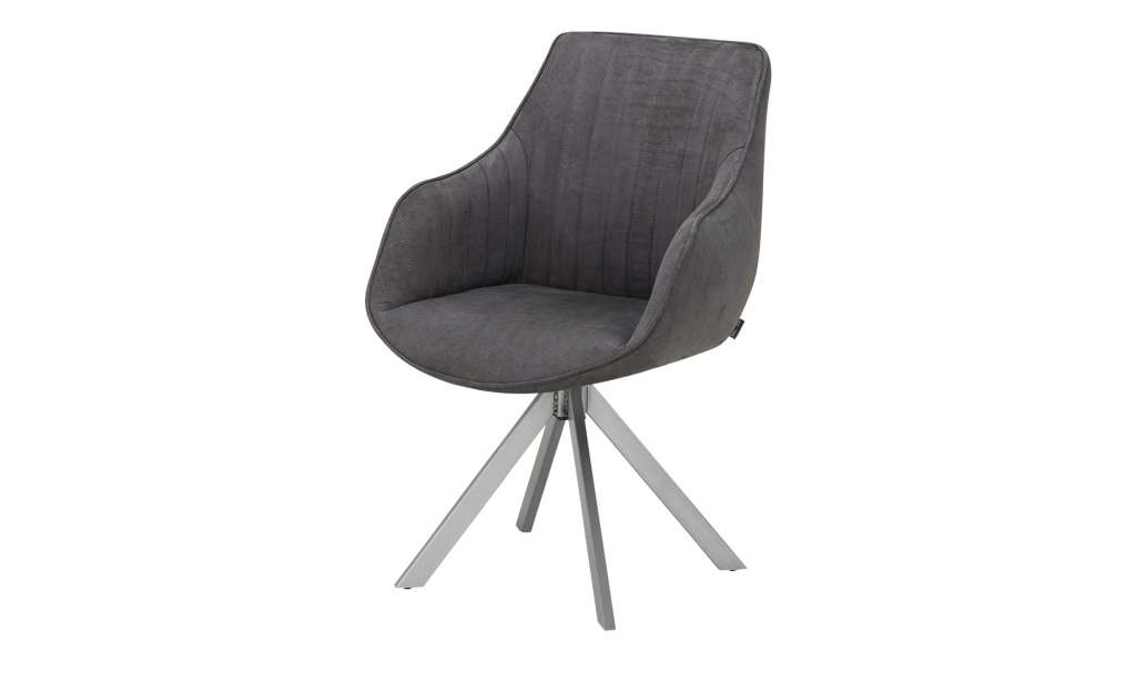 Gray & Jones Polstersessel drehbar  Baltic Breeze Two ¦ grau Stühle > Esszimmerstühle > Esszimmerstühle mit Armlehnen - Höffner