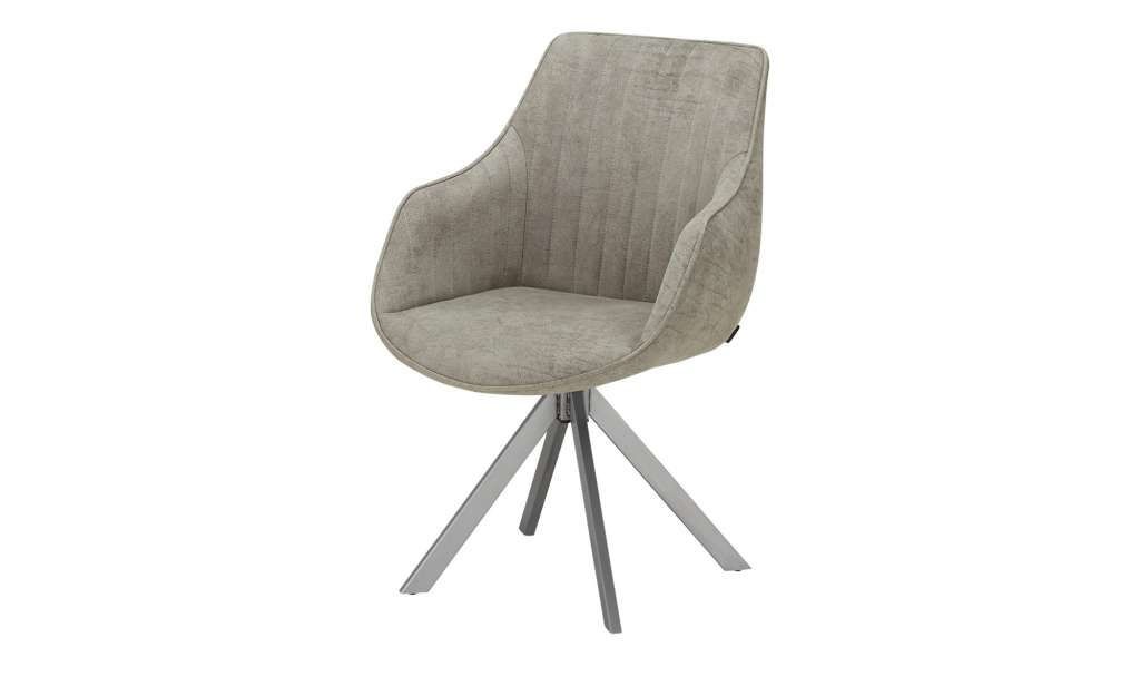 Gray & Jones Polstersessel drehbar  Baltic Breeze Two ¦ grau Stühle > Esszimmerstühle > Esszimmerstühle mit Armlehnen - Höffner