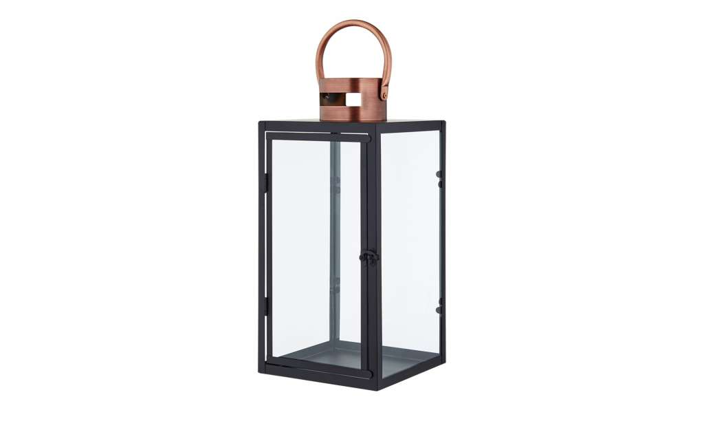 Laterne mit Henkel ¦ kupfer ¦ Glas , Metall Dekoration > Laternen & Windlichter - Höffner