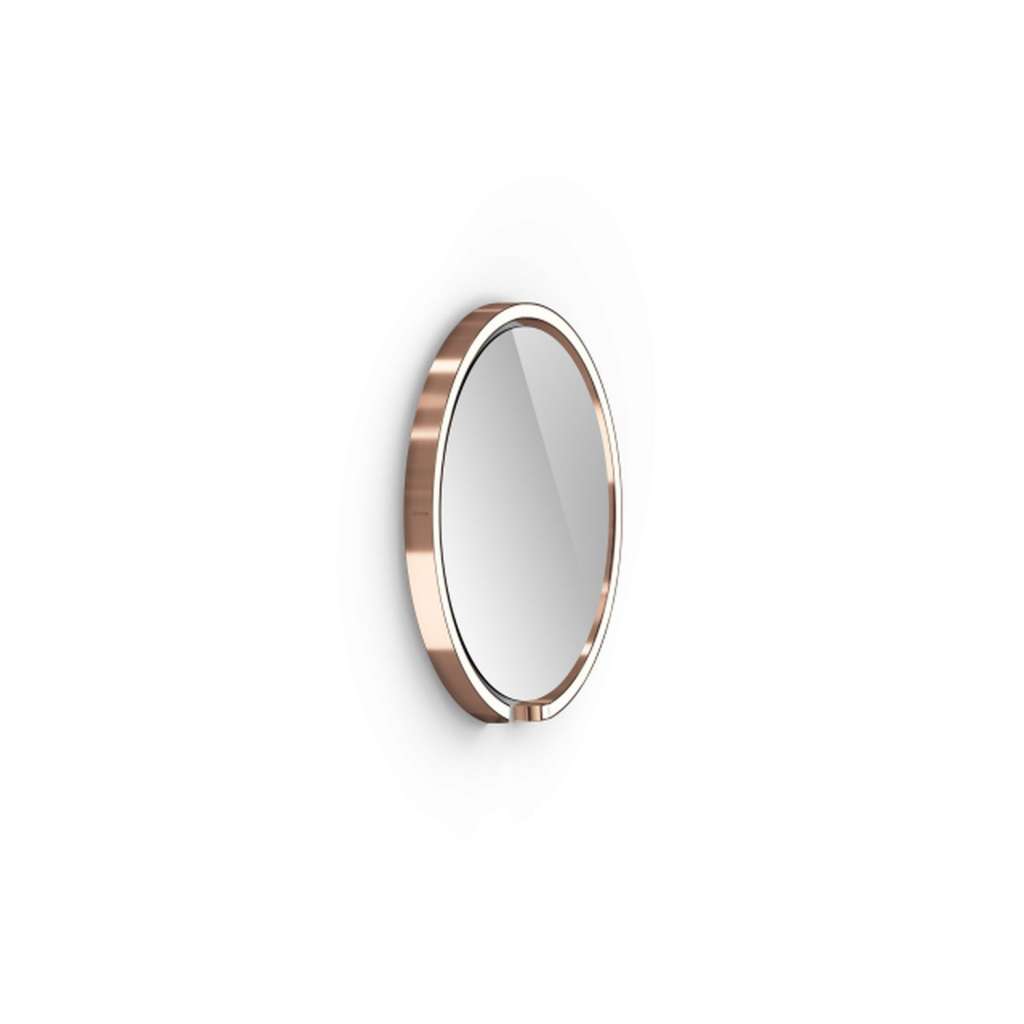 Occhio - Sfera Wandspiegelleuchte - rosegold - 40 cm - klar - indoor