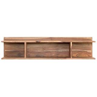 Wandregal aus Sheesham Massivholz 120 cm breit