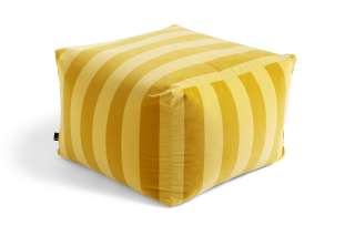 HAY - Pouf Soft Stripe Sitzpouf - yellow - indoor