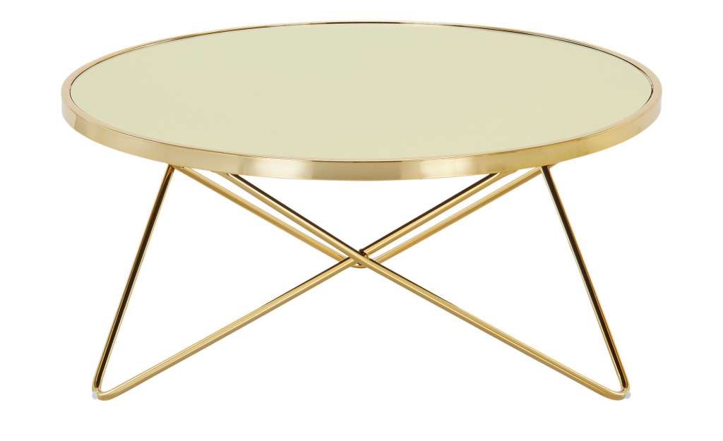 Couchtisch  Stromboli ¦ goldØ: 80 Tische > Couchtische > Couchtische rund - Höffner