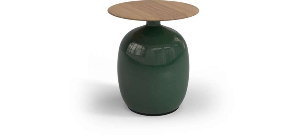 Gloster - Blow Table - Emerald - Low Side - indoor