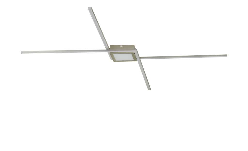 Trio LED Deckenleuchte, Nickel matt ¦ silber Lampen & Leuchten > Innenleuchten > Deckenleuchten - Höffner