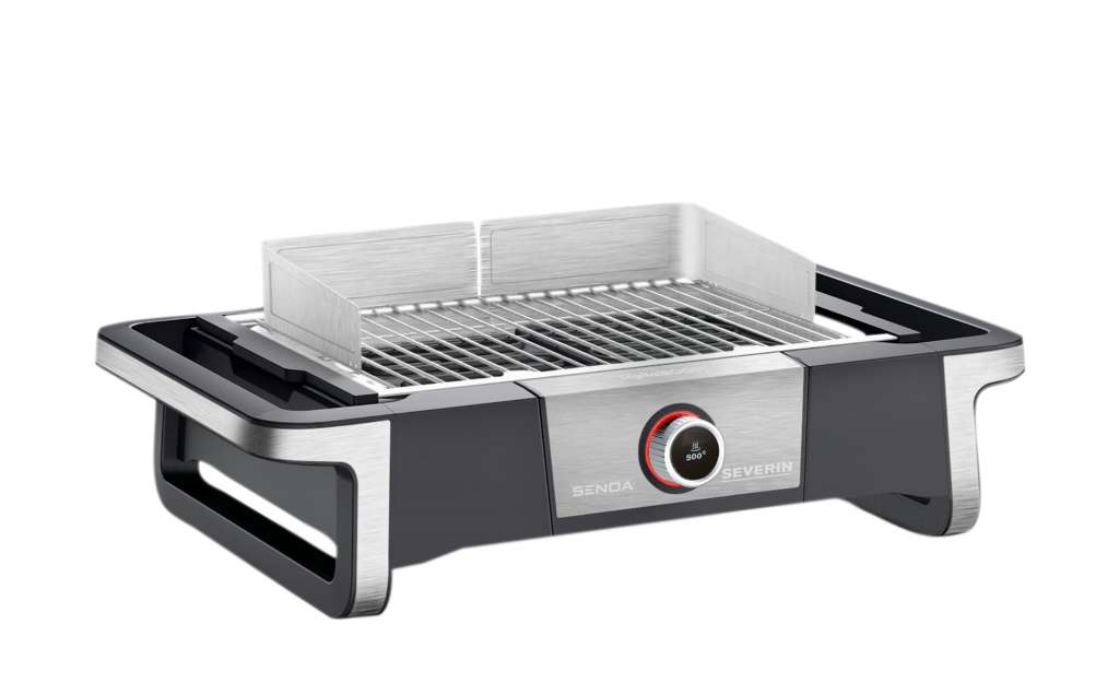 SEVERIN Tischgrill  PG 8114 ¦ schwarz ¦ Kunststoff, Edelstahl Elektrokleingeräte > Backen, Kochen, Grillen - Höffner