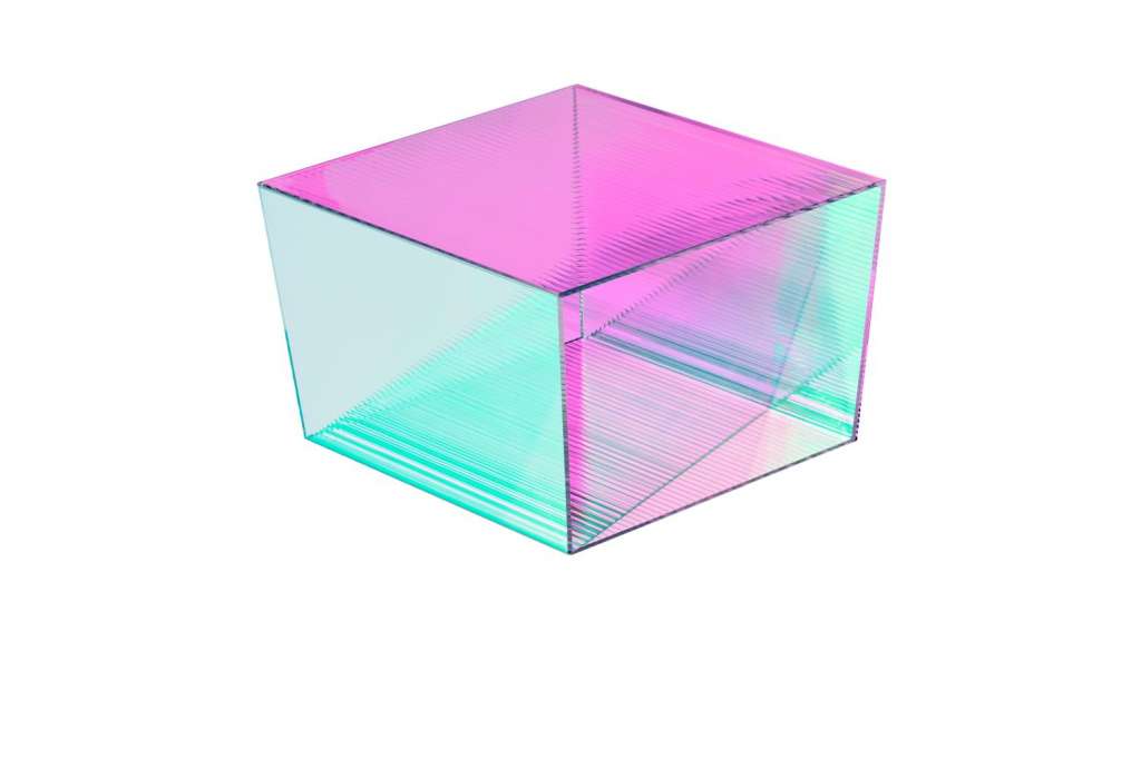 NEO/CRAFT - Rho Beistelltisch - cyan/magenta - indoor