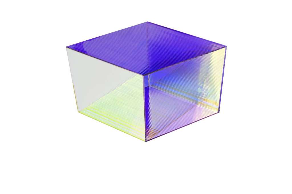 NEO/CRAFT - Rho Beistelltisch - gold/indigo - indoor