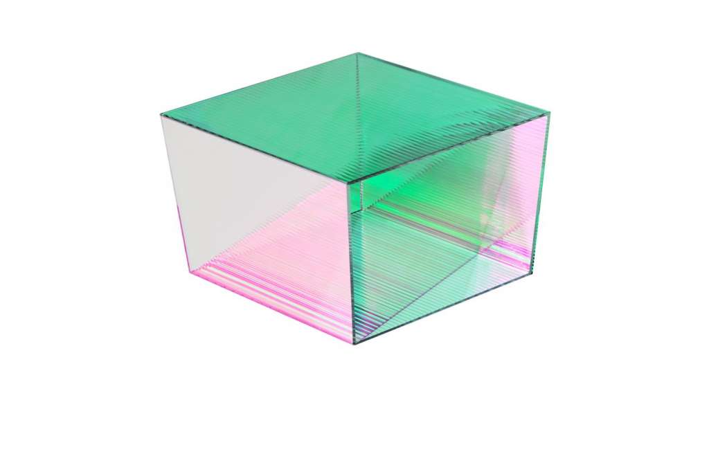 NEO/CRAFT - Rho Beistelltisch - pink/grün - indoor