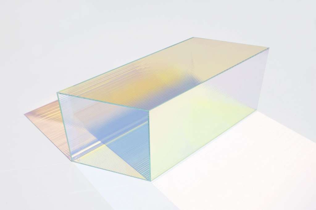NEO/CRAFT - Rho Beistelltisch - blau/orange - indoor