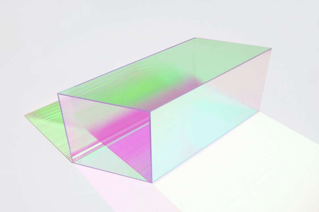 NEO/CRAFT - Rho Beistelltisch - pink/grün - indoor