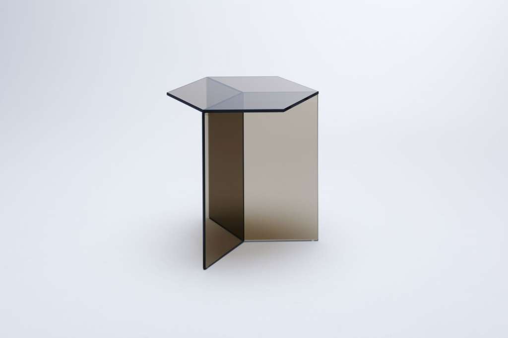 NEO/CRAFT - Isom Square Beistelltisch Tall - bronze - indoor
