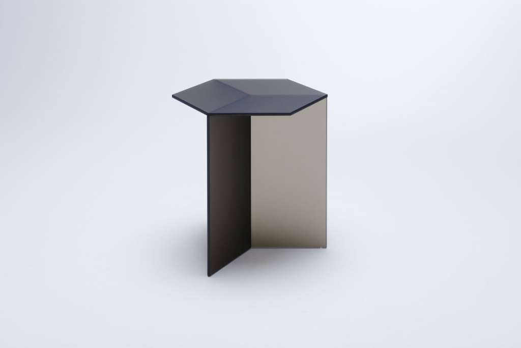 NEO/CRAFT - Isom Square Beistelltisch Tall - bronze - indoor