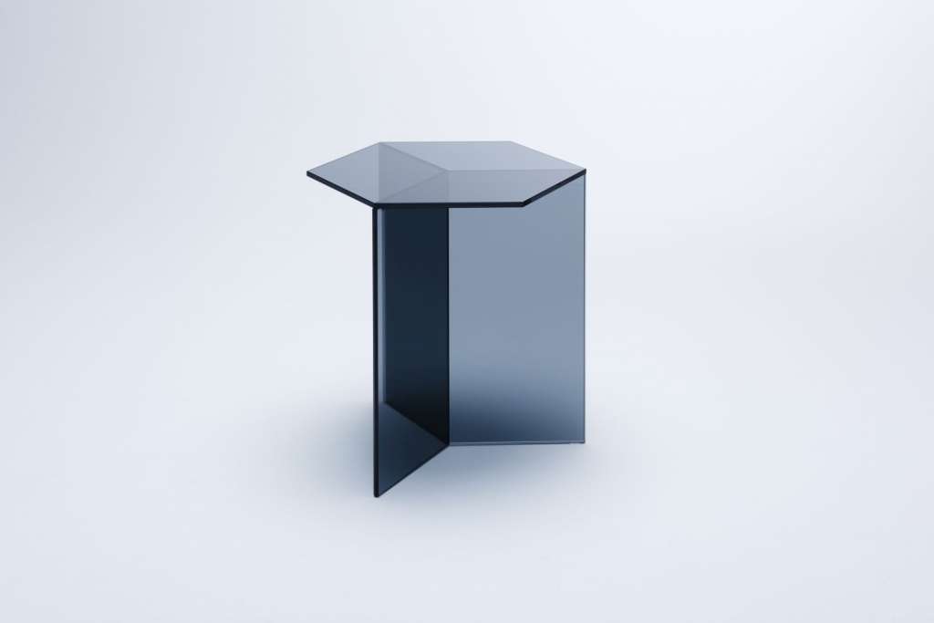 NEO/CRAFT - Isom Square Beistelltisch Tall - schwarz - indoor