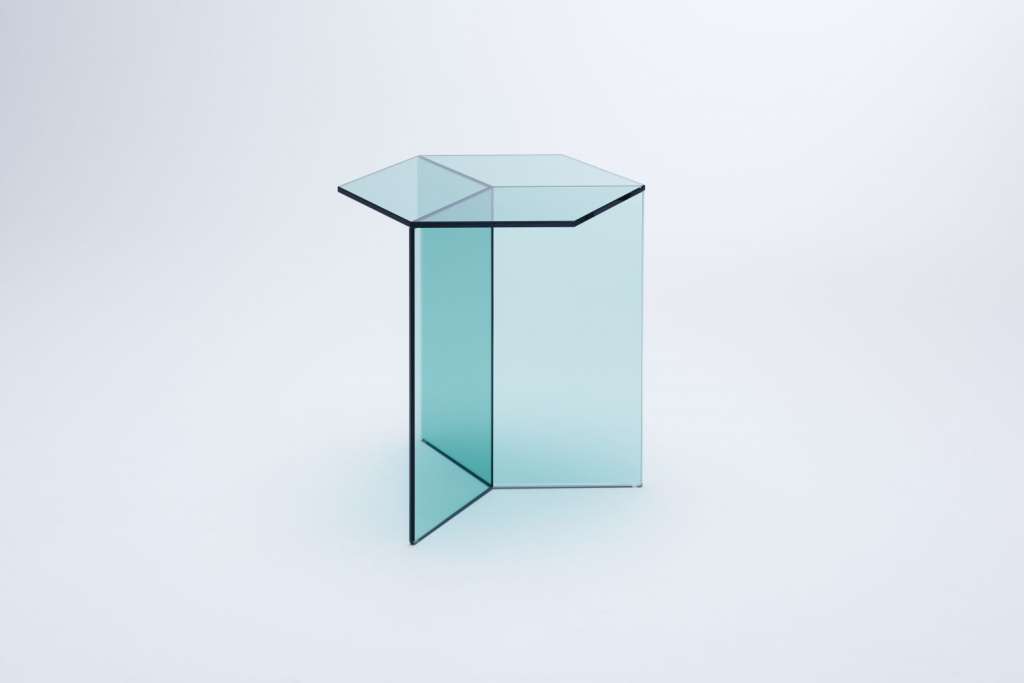 NEO/CRAFT - Isom Square Beistelltisch Tall - grün - indoor