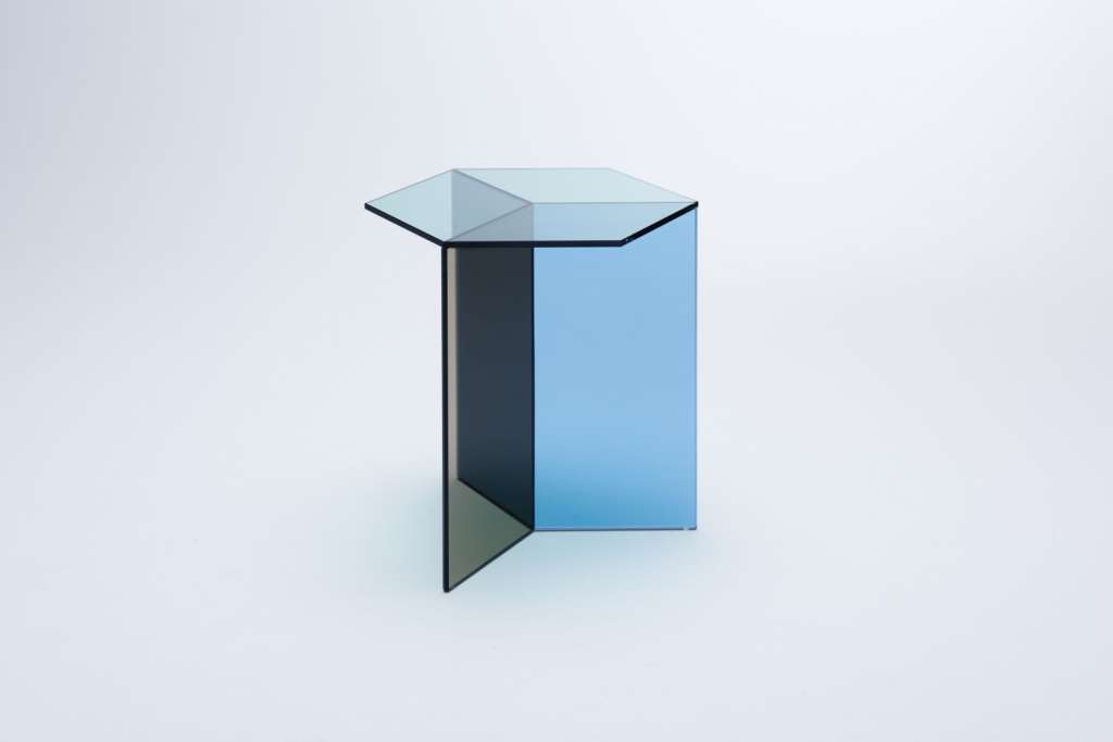 NEO/CRAFT - Isom Square Beistelltisch Tall - bunt - indoor