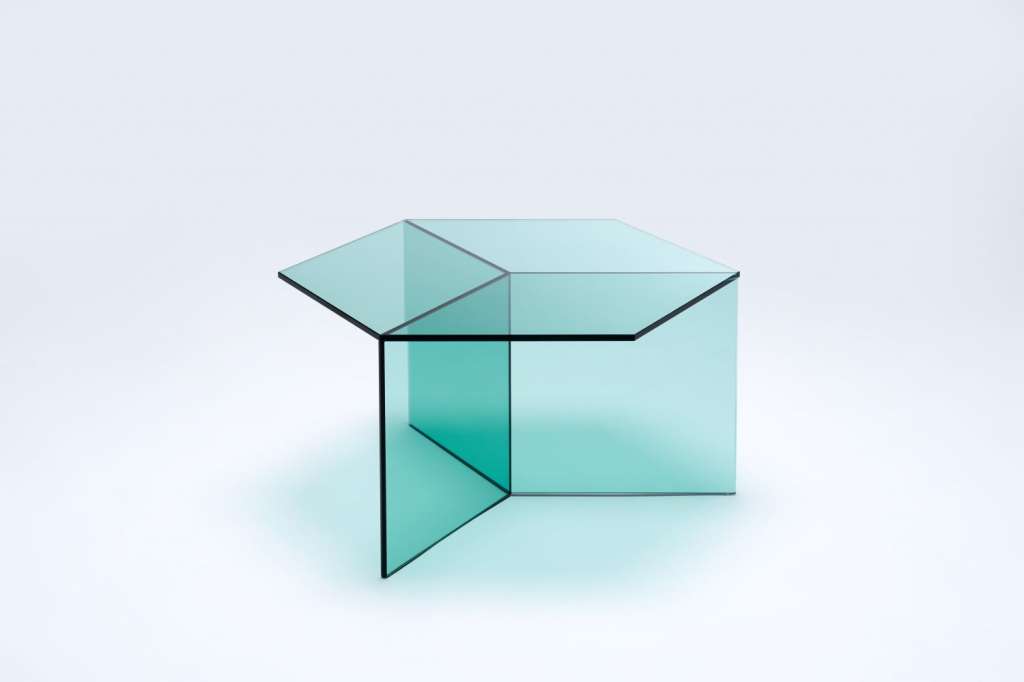 NEO/CRAFT - Isom Square Beistelltisch - grün - indoor