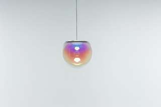 NEO/CRAFT - Iris Globe Pendelleuchte - cyan/magenta - indoor