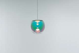 NEO/CRAFT - Iris Globe Pendelleuchte - pink/grün - indoor