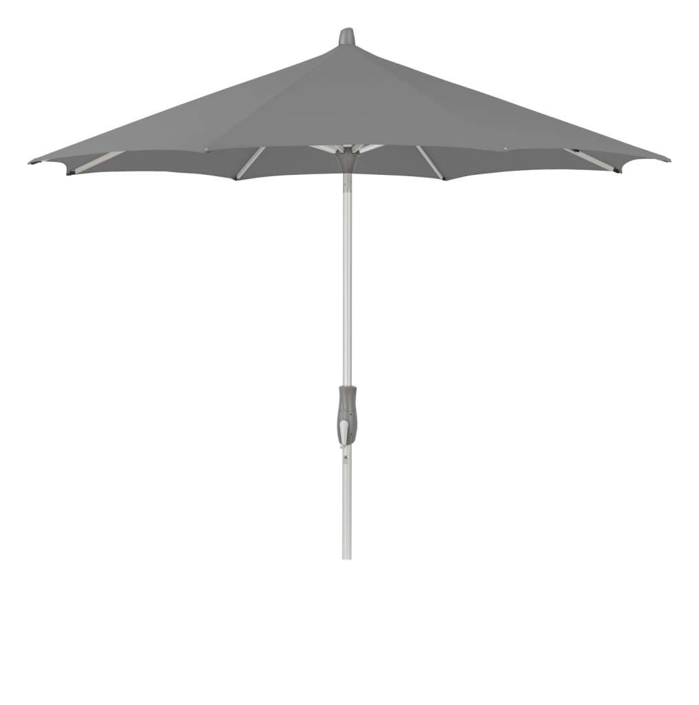 Glatz - Alu-Twist Sonnenschirm rund - smoke - 330 - outdoor