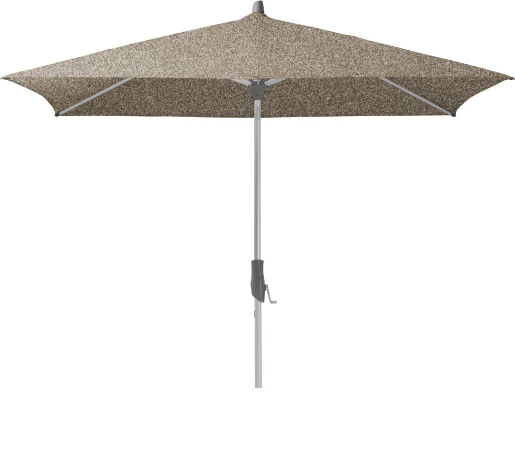 Glatz - Alu-Twist Sonnenschirm rechteckig - taupe - 210x150 - outdoor