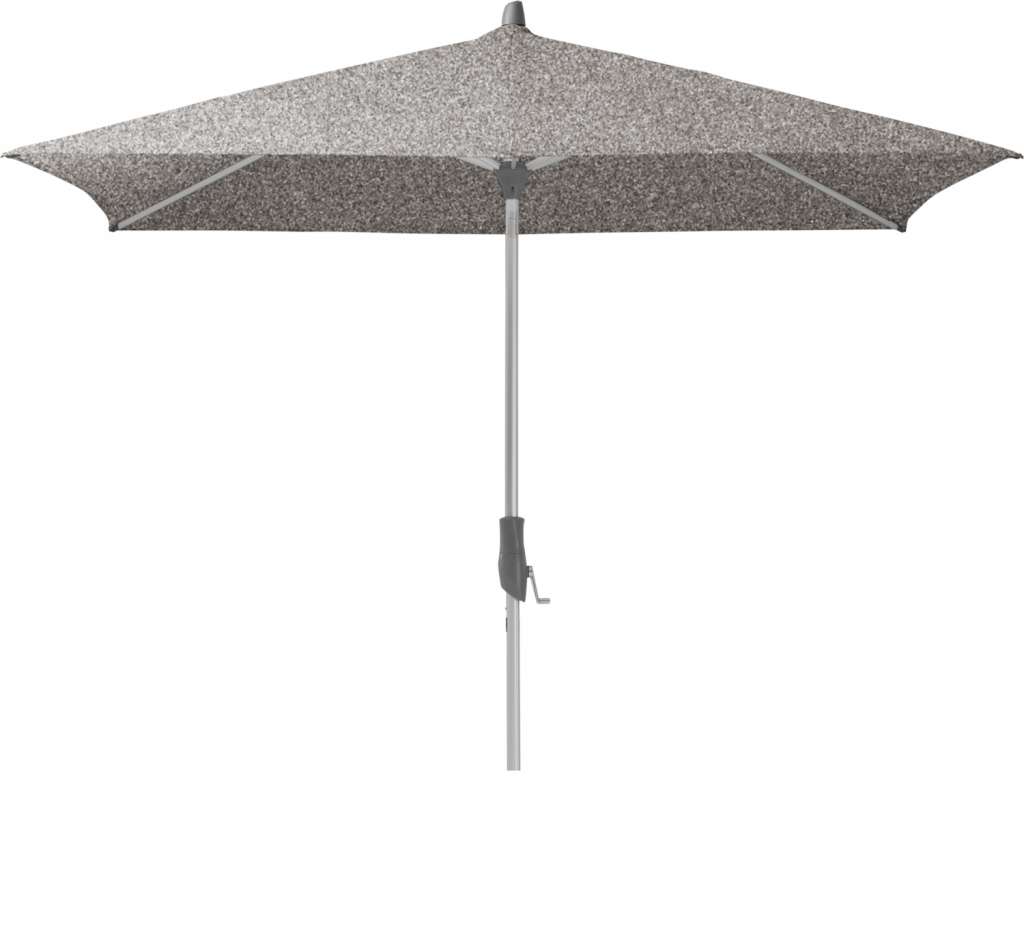 Glatz - Alu-Twist Sonnenschirm rechteckig - smoke - 250x200 - outdoor