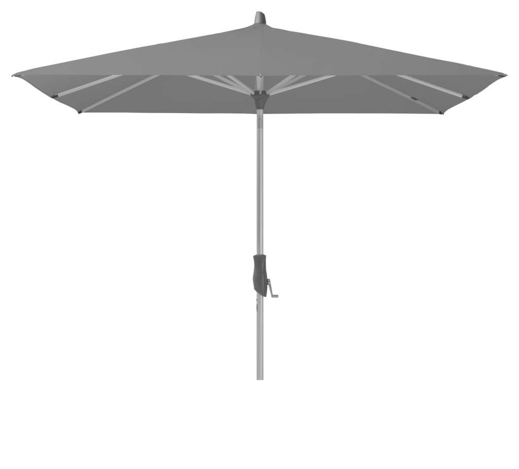 Glatz - Alu-Twist Sonnenschirm quadratisch - smoke - 240x240 - outdoor