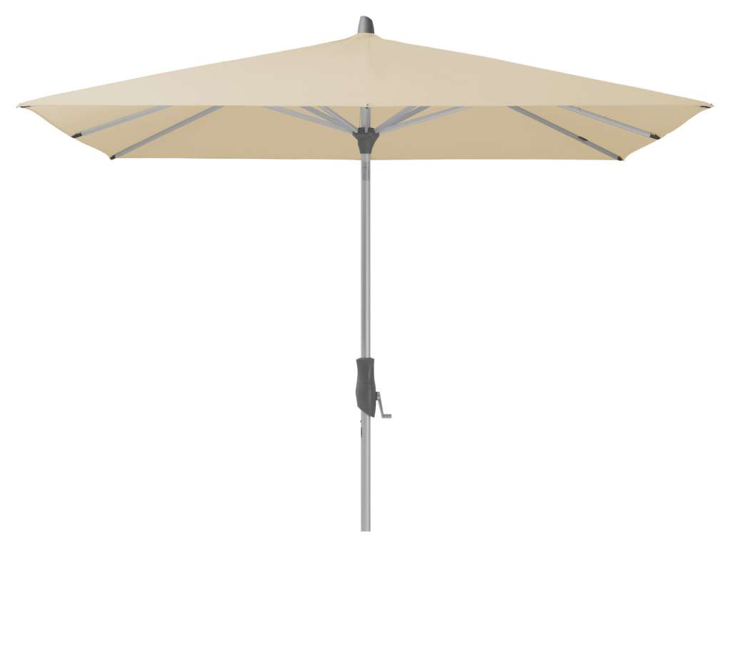 Glatz - Alu-Twist Sonnenschirm quadratisch - cream - 240x240 - outdoor