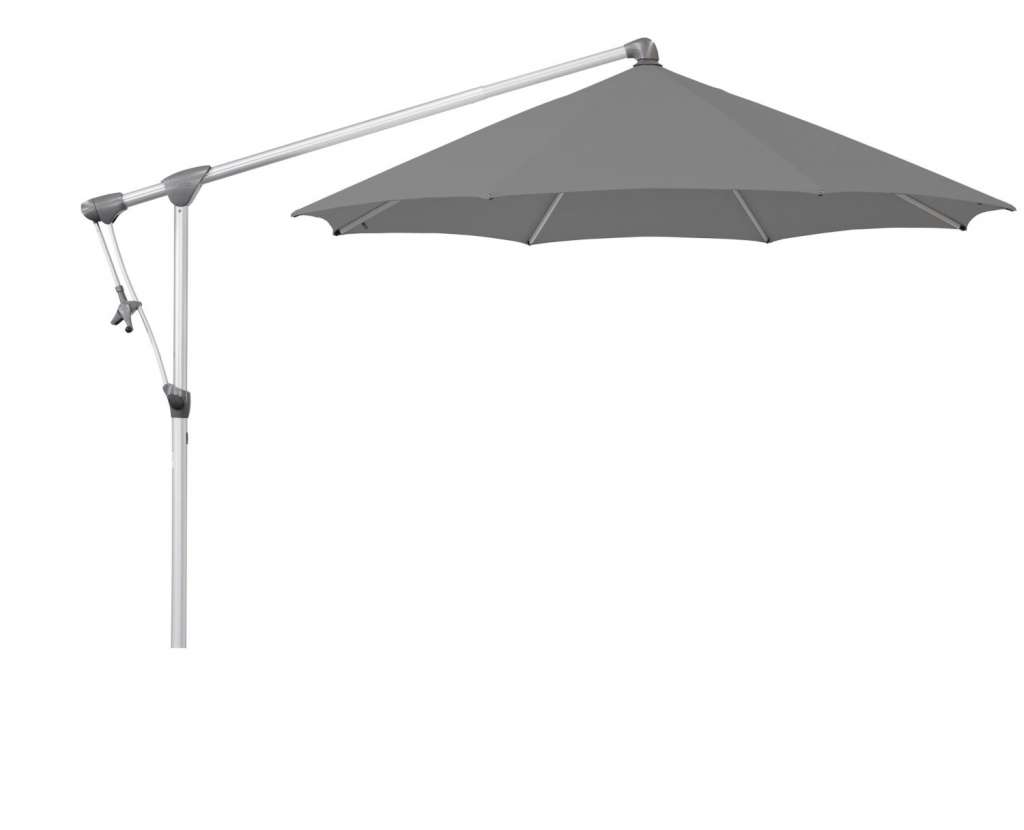 Glatz - Sunwing C+ Sonnenschirm rund - smoke - 330 - natureloxiert - outdoor