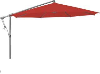 Glatz - Sunwing C+ Sonnenschirm rund - carmine - 330 - graphitgrau - outdoor