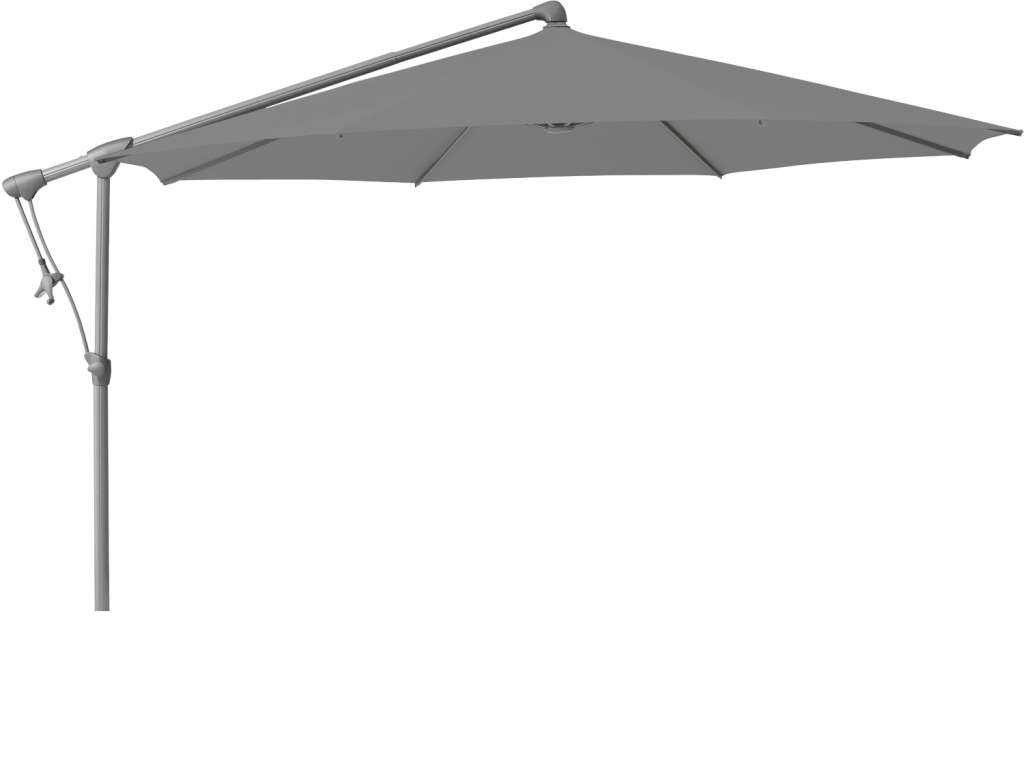 Glatz - Sunwing C+ Sonnenschirm rund - smoke - 330 - graphitgrau - outdoor