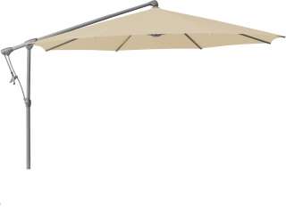 Glatz - Sunwing C+ Sonnenschirm rund - cream - 330 - graphitgrau - outdoor
