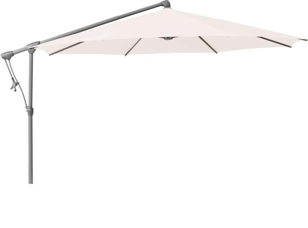Glatz - Sunwing C+ Sonnenschirm rund - vanilla - 330 - graphitgrau - outdoor