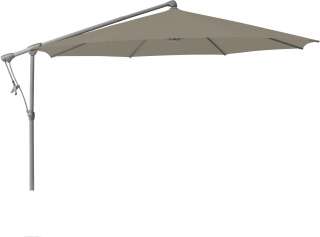 Glatz - Sunwing C+ Sonnenschirm rund - taupe - 330 - graphitgrau - outdoor
