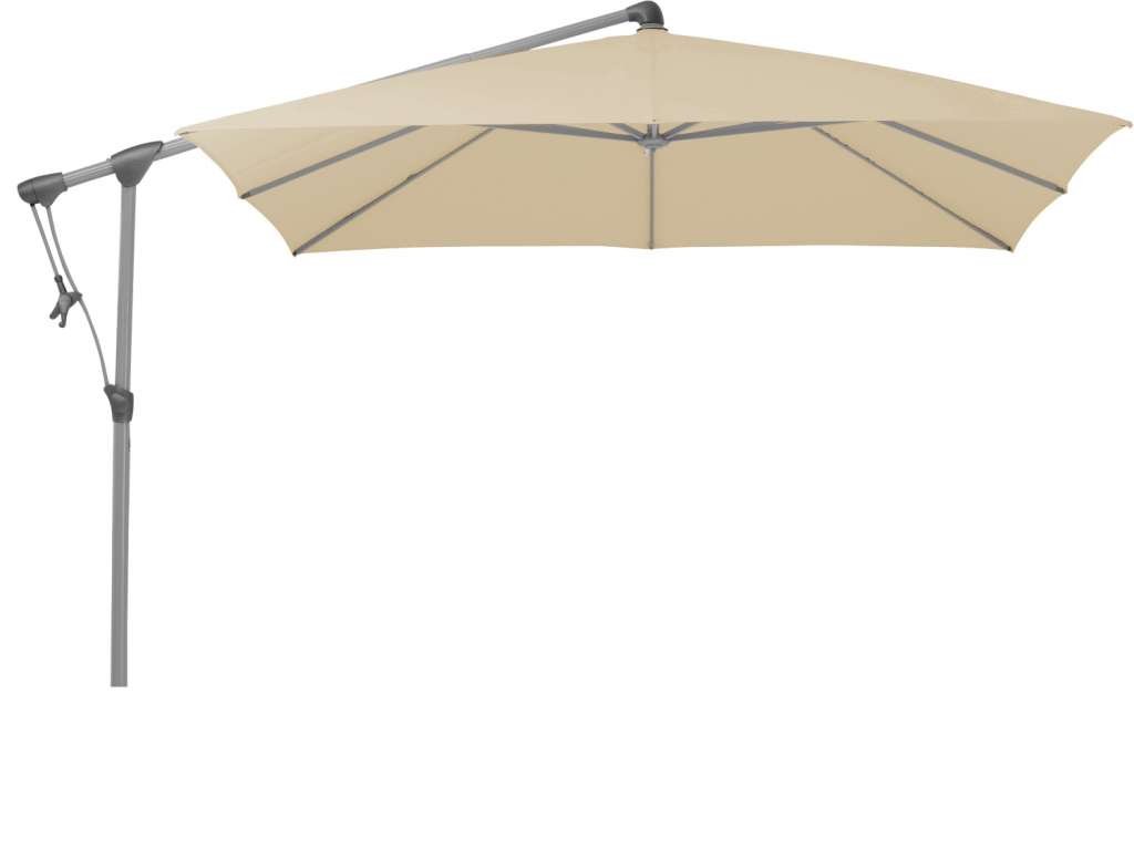 Glatz - Sunwing C+ Sonnenschirm quadratisch - cream - graphitgrau - outdoor