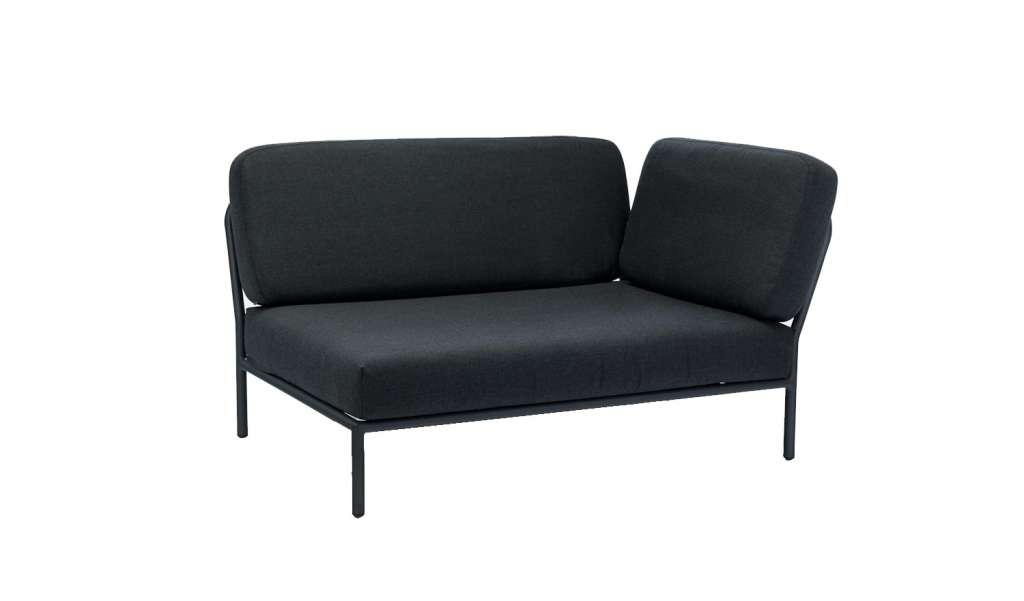 Houe - Level Lounge Sofa - Coal Grey - Armlehne rechts - Coal grey - outdoor