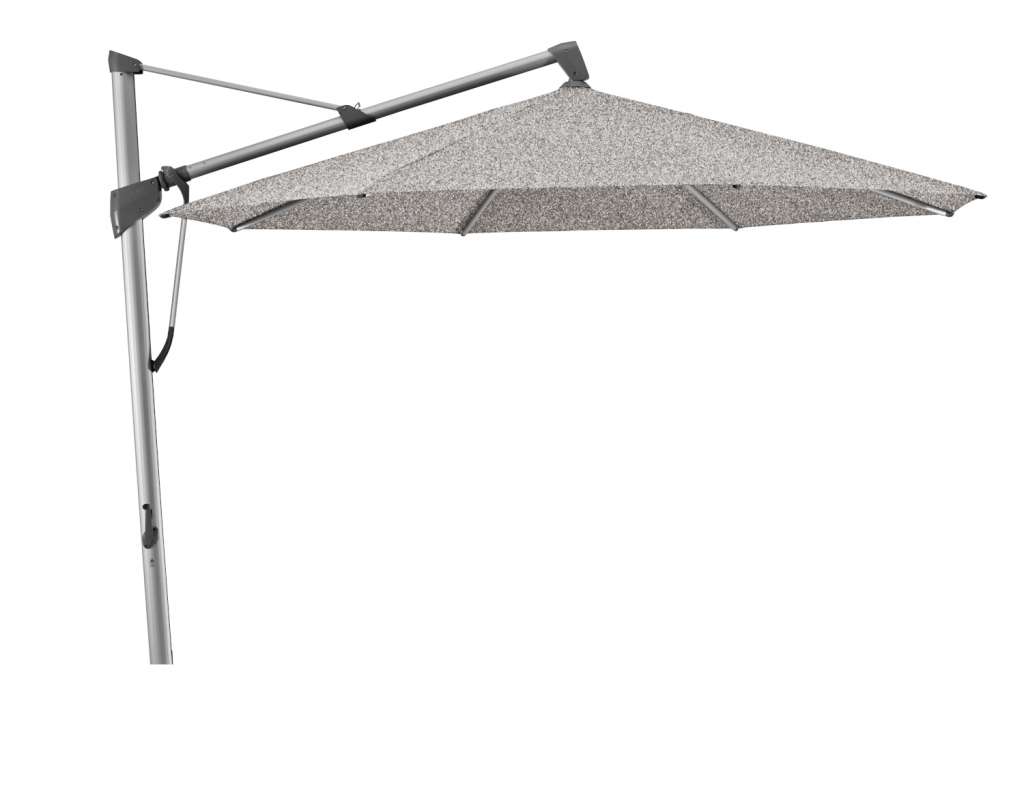 Glatz - Sombrano S+ Sonnenschirm rund - smoke - 400 - natureloxiert - outdoor