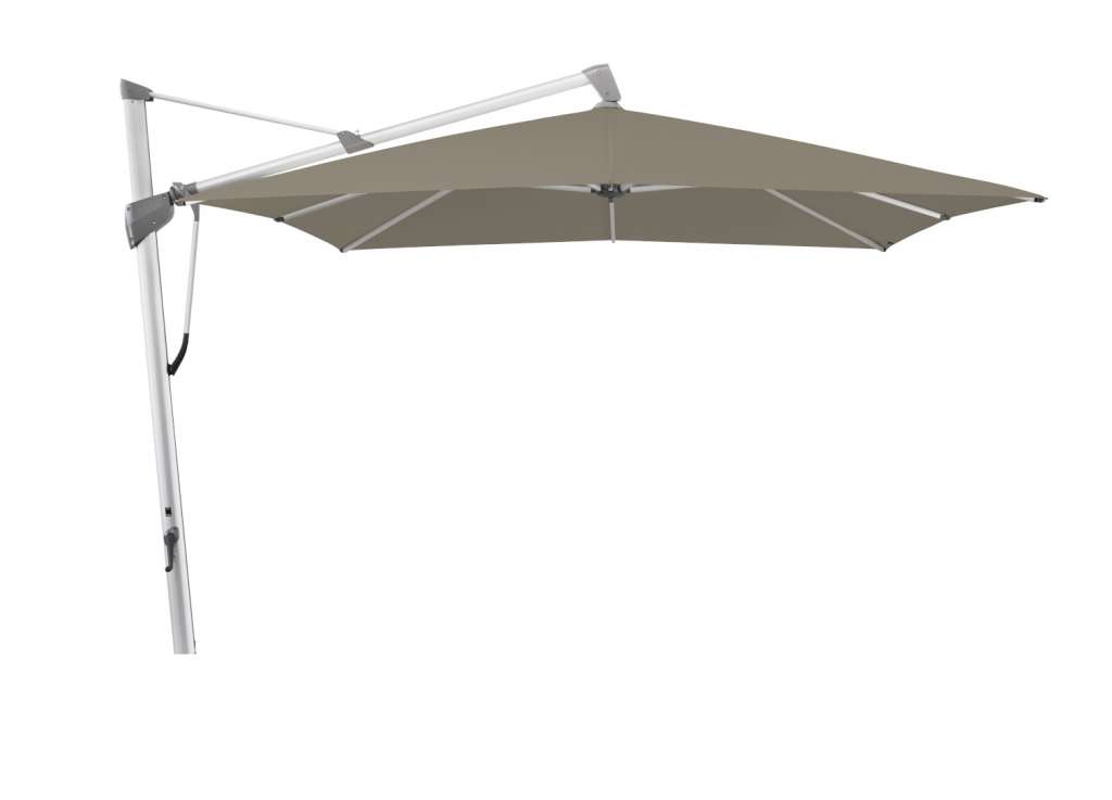 Glatz - Sombrano S+ Sonnenschirm quadratisch - taupe - 300x300 - natureloxiert - outdoor