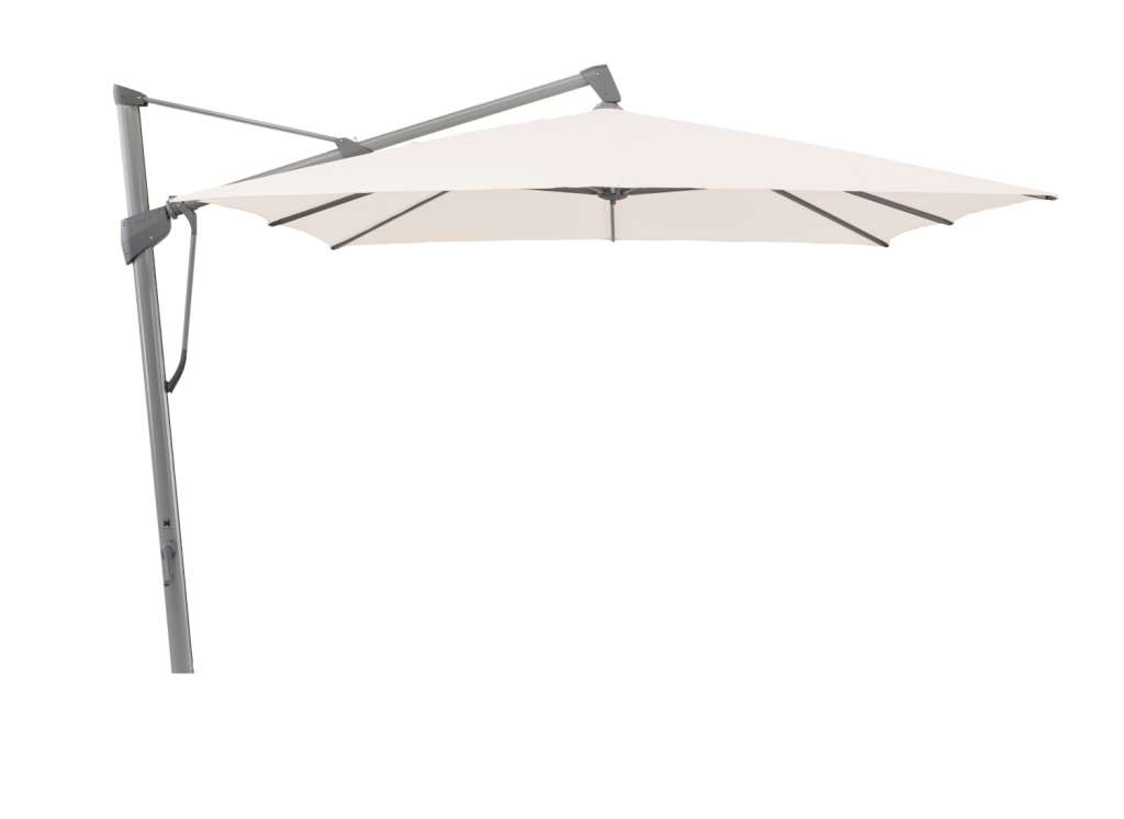 Glatz - Sombrano S+ Sonnenschirm quadratisch - vanilla - 300x300 - graphitgrau - outdoor