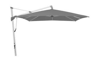 Glatz - Sombrano S+ Sonnenschirm quadratisch - smoke - 350x350 - natureloxiert - outdoor